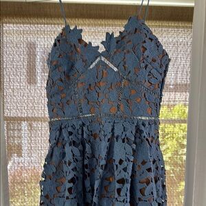ASOS Blue Lace Dress